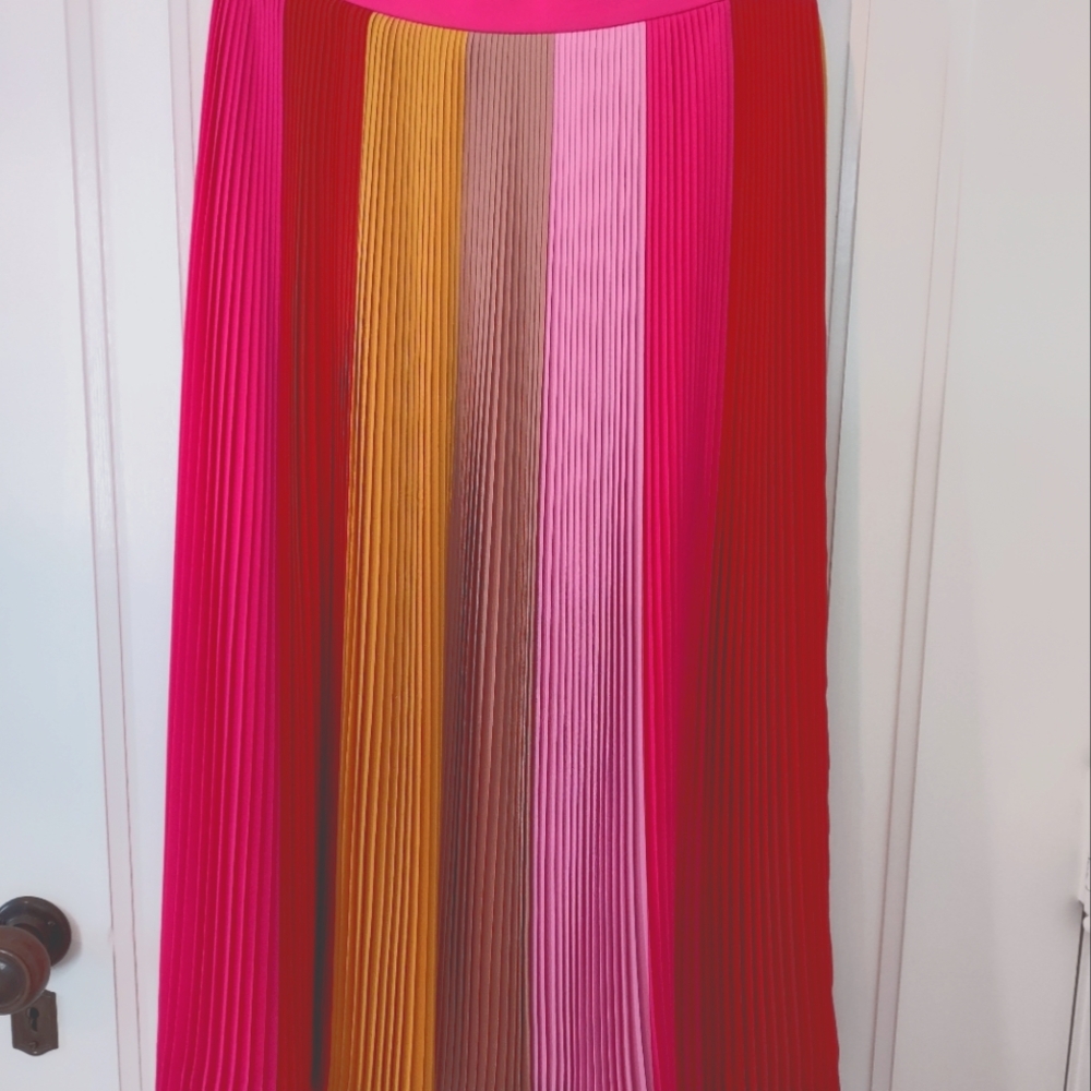 J. Crew accordion pleat skirt EUC size 0